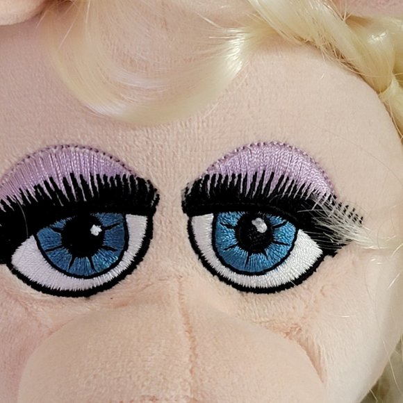 Disney Parks Green Dress Gown The Muppets Miss Piggy Tall Plush Doll 20" - Picture 3 of 16